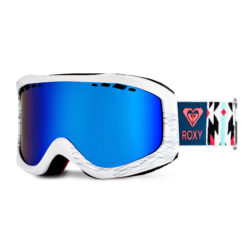Women's Roxy Goggles - Roxy Sunset Snow Goggles. Geofluo Blue Print - MultiLayer Blue